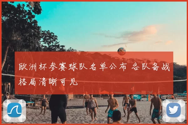 欧洲杯参赛球队名单公布 各队备战格局清晰可见