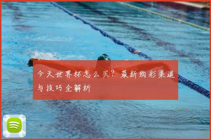今天世界杯怎么买？最新购彩渠道与技巧全解析