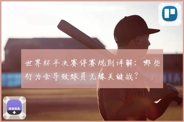 世界杯半决赛停赛规则详解:哪些行为会导致球员无缘关键战?